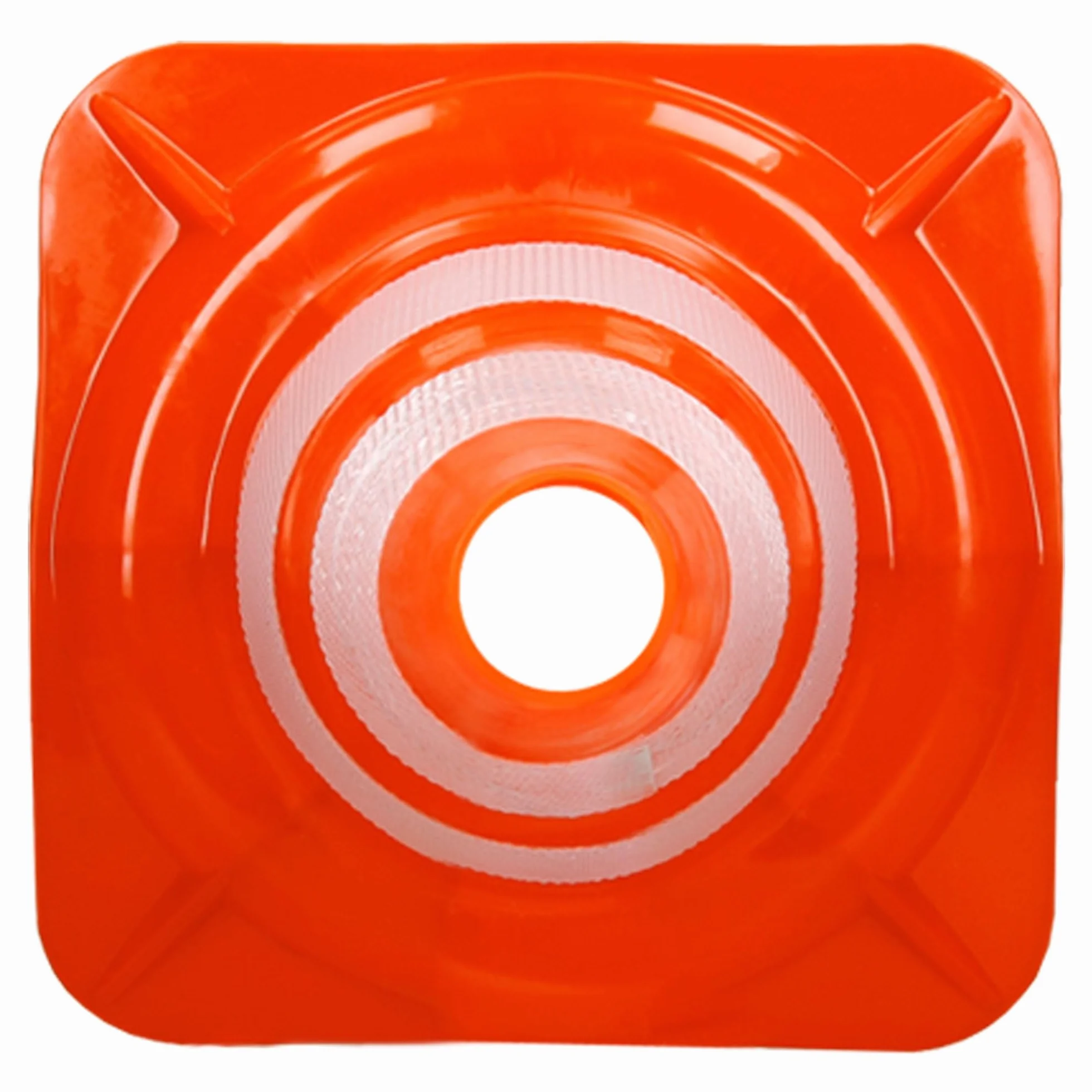 ECD Germany 20x Cono de Tráfico Obra Pieza de Señalización Emergencia Color Naranja y Blanco 47 cm de Altura en PVC Fuerte y Robusto Pilón de Seguridad con Rayas Reflectantes Flexible y Transportable