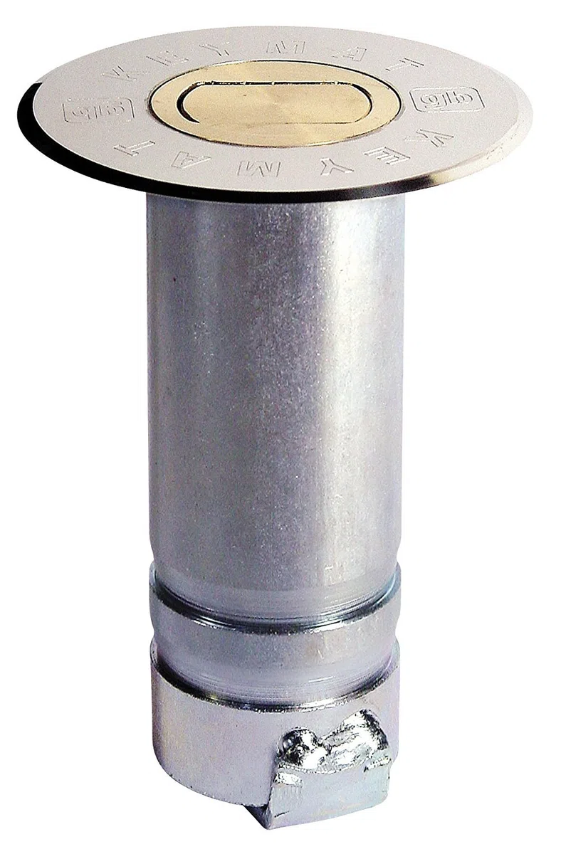 Dispositivo cerradura seguridad K-10 para puertas metálicas enrollables. Llave tubular. Fabricado en España.