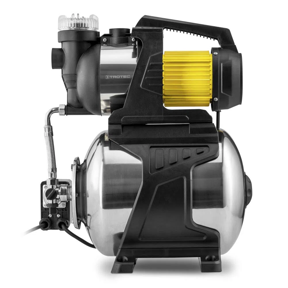 TROTEC Bomba de Agua Doméstica TGP 1050 E aspersor para césped Bomba de jardín 1000 W 3300 l/h Capacidad acero inoxidable