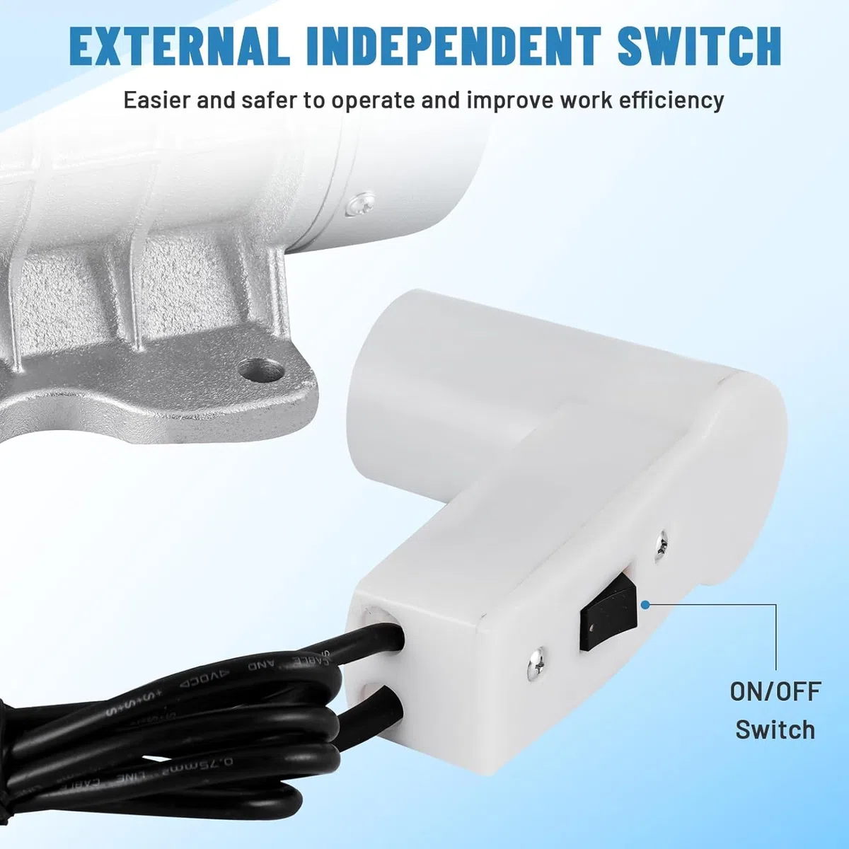 MXBAOHENG 250 W Eléctrico Motor Vibratorio 150 kg Motor de Vibración asincrónico para dispositivos mecánicos con interruptor y EU-enchufe para construcción/química/minería mesa vibradora de maquinaria