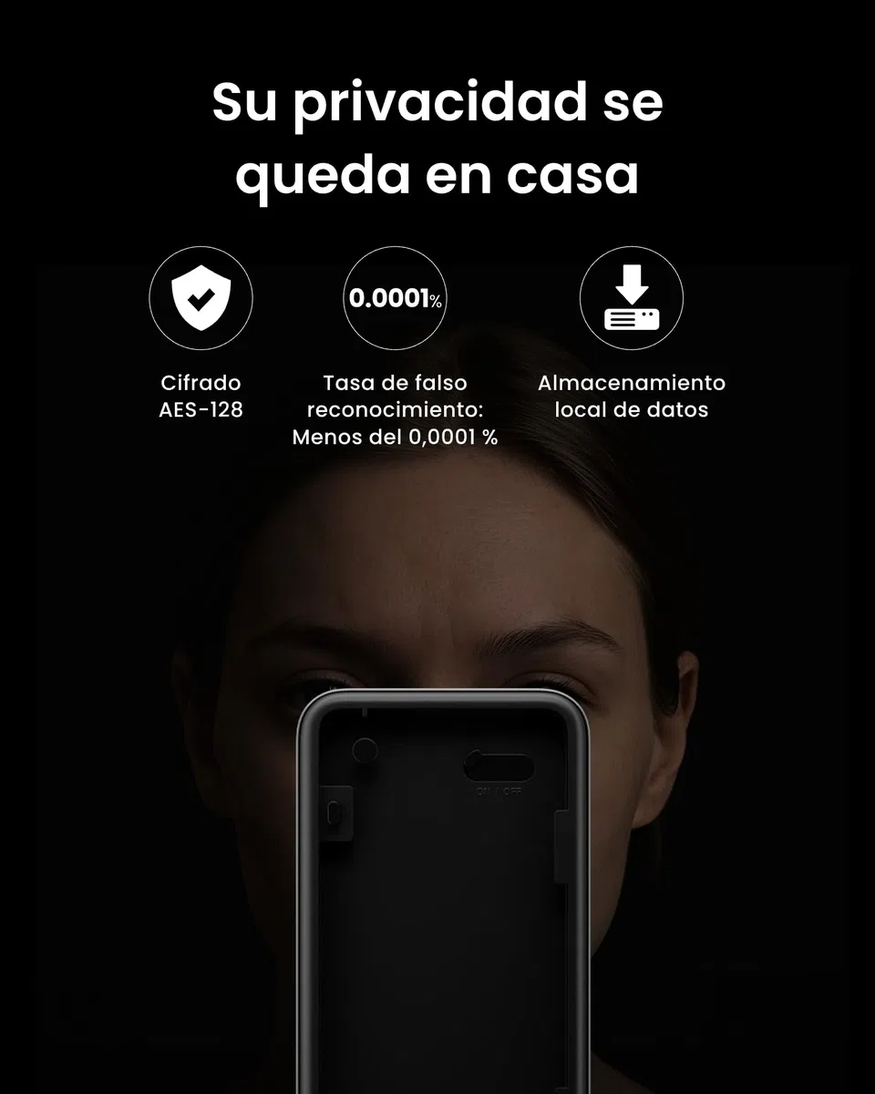 SwitchBot Lock Ultra, Cerradura Inteligente WiFi con Teclado con Reconocimiento Facial 3D, Huella Dactilar, Cerradura Electrónica con Batería Recargable, Admite Matter, Alexa, Google, IFTTT