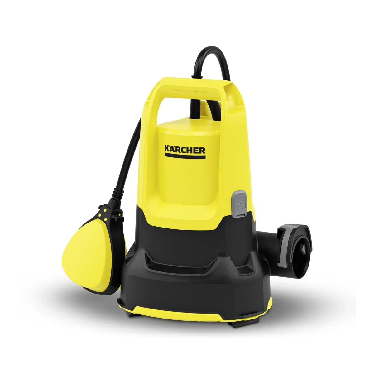 Kärcher SP 9.000 Flat Bomba Sumergible de Aspiración Plana, Caudal: 9.000 l/h, Profundidad: máx. 7 m, para Agua Sucia con Partículas de un Tamaño de hasta 5 mm, Agua Restante: 1 mm, Presión: 0,6 bar