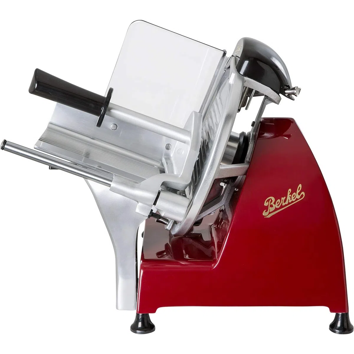 BERKEL - Cortadora Red Line 250 + Tajadera en ceniza y acero inoxidable (Negro)