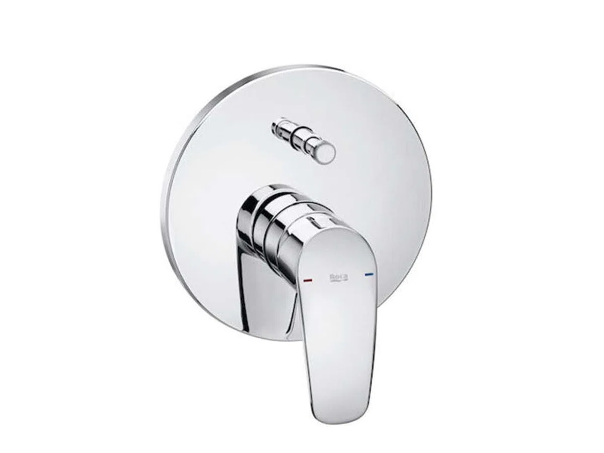 Roca,Monodin-N,Grifería monomando empotrable para baño-ducha con inversor automático,A5A0698C00
