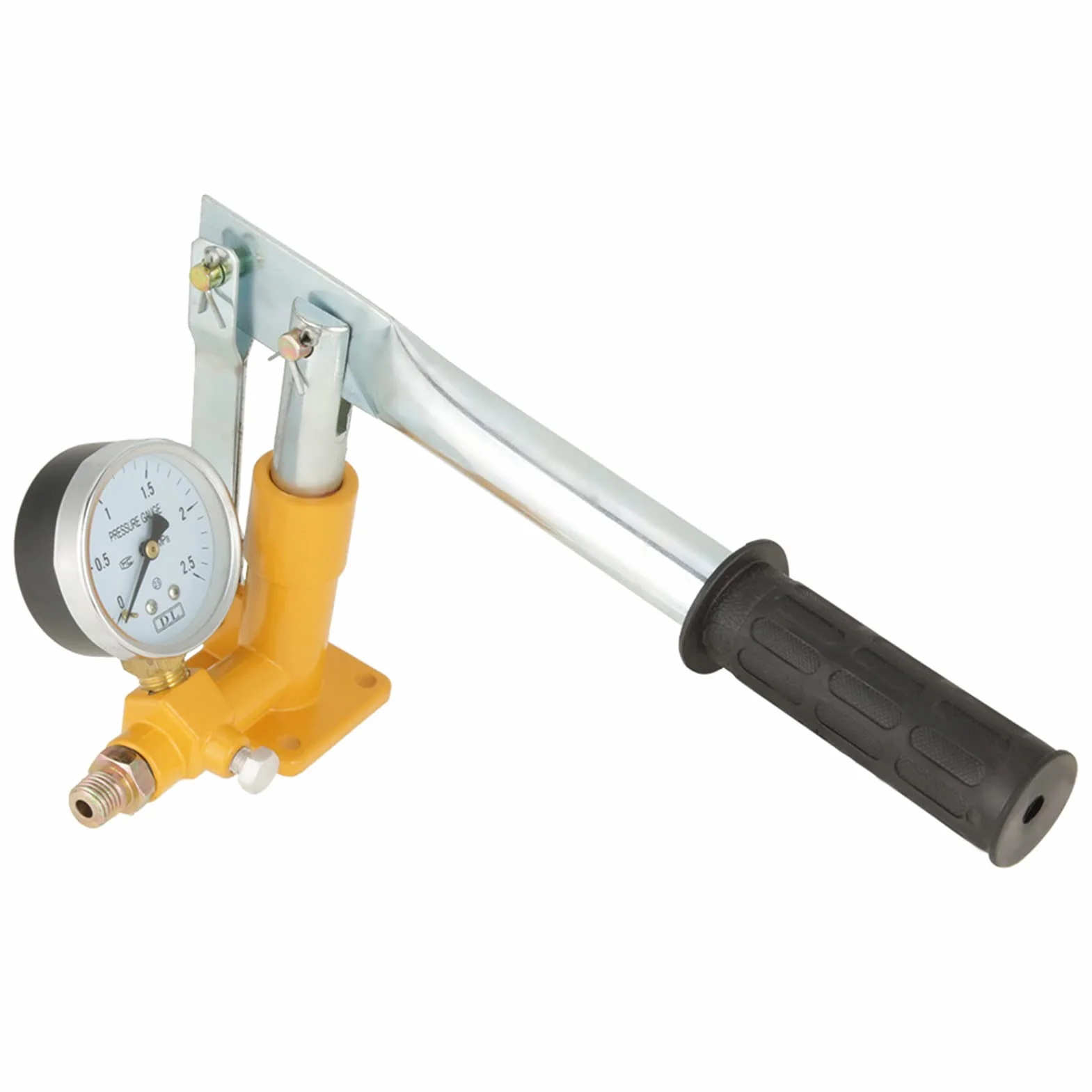 Bomba de Prueba de Presión de 362 PSI, Kit de Prueba de Presión de Agua Manual Hidráulica, Bomba Hidráulica con Manómetro, Bomba de Prueba Hidrostática de 25 Kg para Válvulas de Tubería