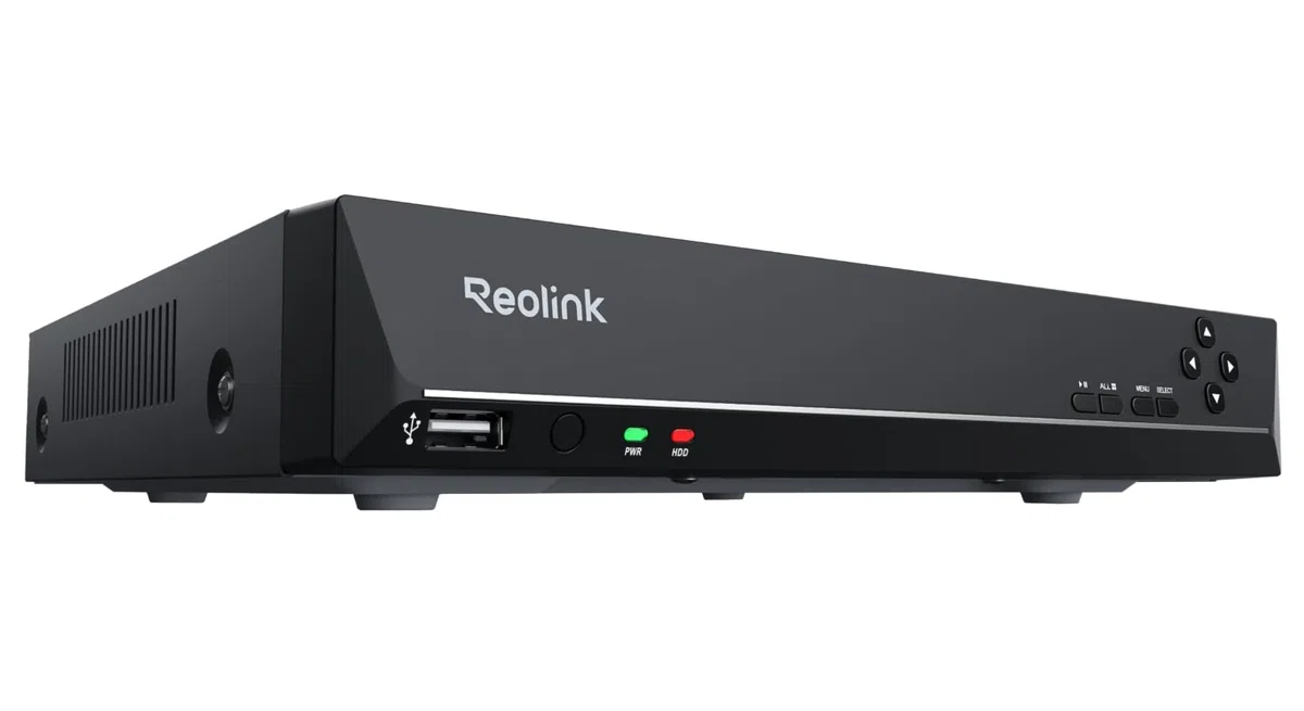 Reolink 4K PoE NVR 8 Canales Sistema de Cámara de Vigilancia IP para Hogar, Grabador de Video en Red, Soporta 16MP/12MP/8MP/5MP/4MP HD, Grabación 24/7, Disco Duro no Incluido, RLN8-410