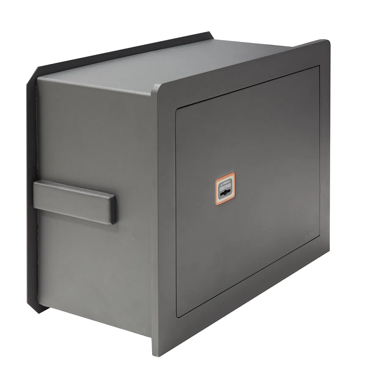 ARREGUI Plus C 181350 Caja fuerte de empotrar a pared con cerradura certificada de llave | Caja de Seguridad para casa y hogar | Fundo extensible | Fácil de instalar | 32 x 42 x 20/30 cm | 15 a 26 L