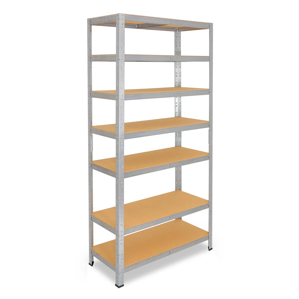 shelfplaza Home 230x90x50 cm Estantería Pesada en galvanizada con 7 baldas y 125 kg de Capacidad de Carga por balda