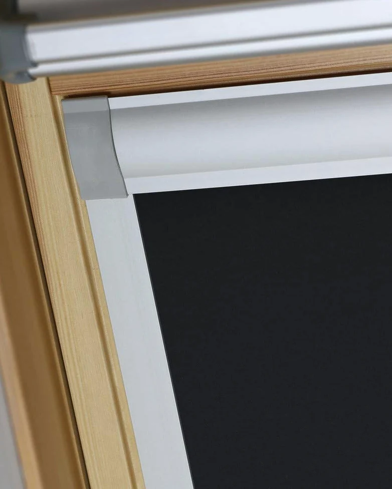 Bloc Skylight Blind Bloque Ciego de la claraboya 6 (78/118) para Fakro Ventanas de Techo para, Negro