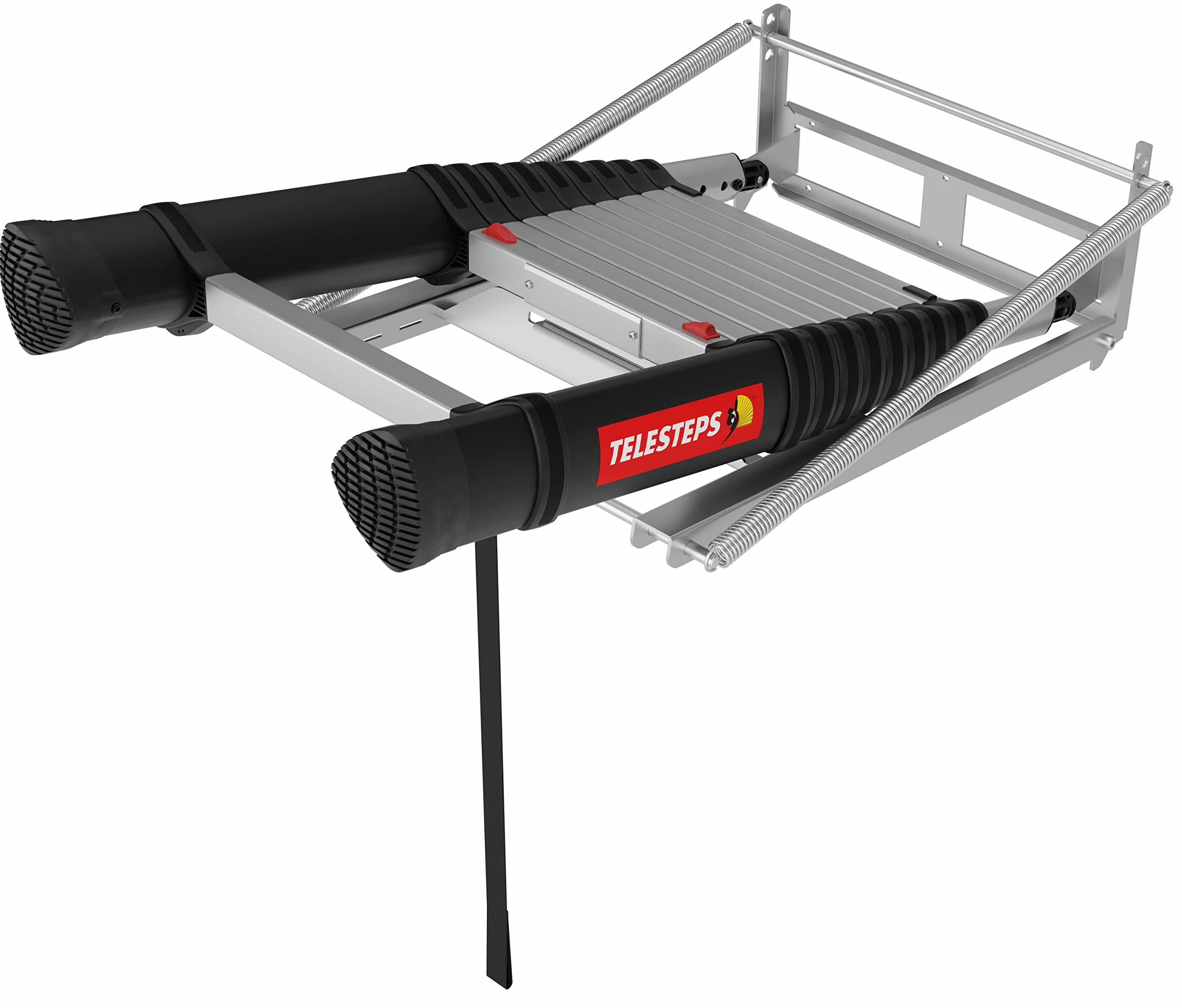 Escalera de ático 2,95 m de TELESTEPS I Made in Sweden I Loft Line I Escala de Calidad compacta con diseño Premium Patentado I Perfilado Antideslizante I en 14975 I 72527-541