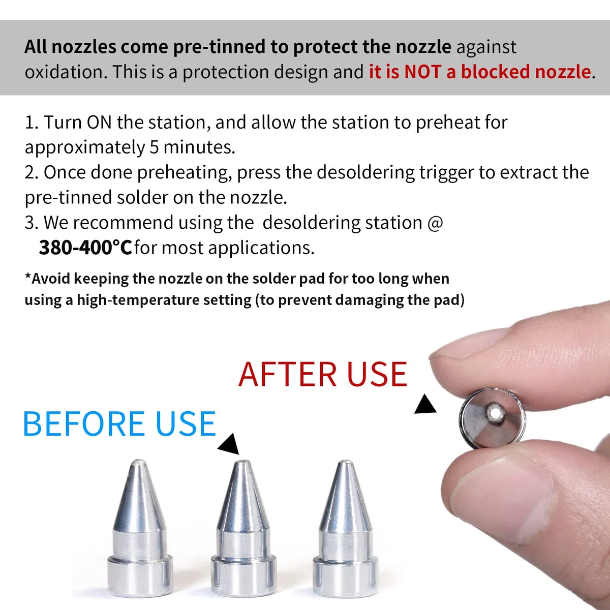 YIHUA 948-II 4 en 1 Estación de pistola para desoldar Estación de soldadura de hierro Estación de reparación de aire caliente Pluma de succión con 4 adicionales boquillas para desoldar y más
