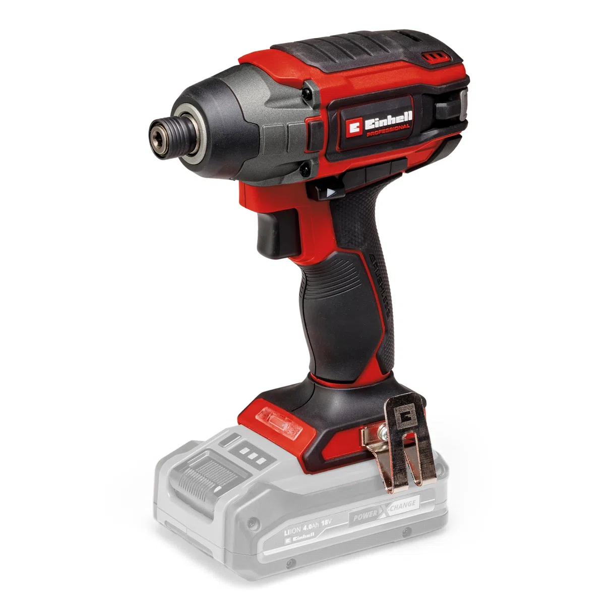 Einhell Professional Atornillador de impacto con batería TP-CI 18/220 Li BL-Solo Power X-Change (18 V, 220 Nm, sin escobillas, recepción hexagonal interior, regulación de velocidad, sin batería)