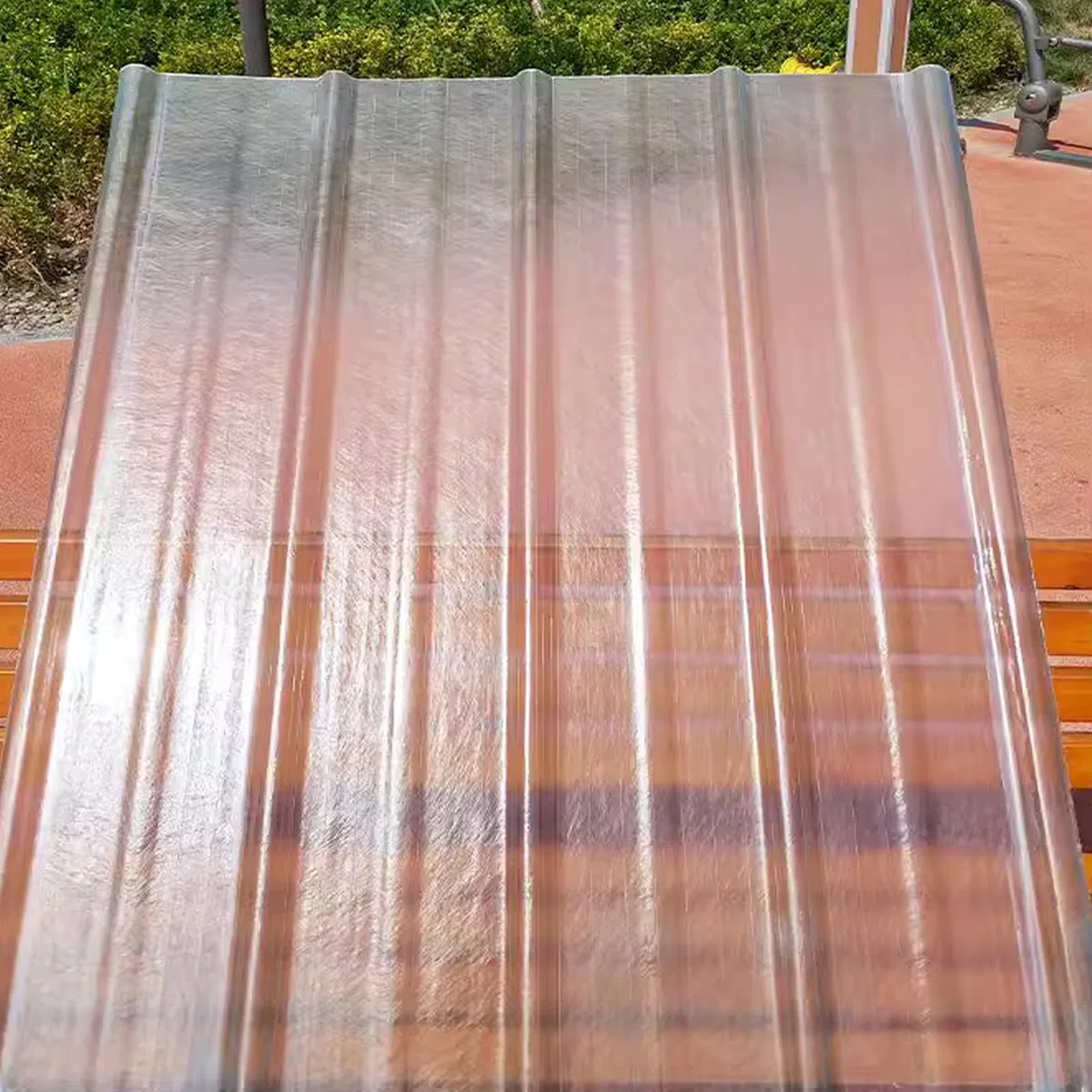 Panel para Tejado de Fibra de Vidrio de 2mm,Chapa Ondulada,Placa de Iluminación Natural FRP Aislamiento Térmico,1/3/5/10/15 Piezas Paneles de Techo,para Invernadero (0.9x1.5m/35x59in,3 PCS)