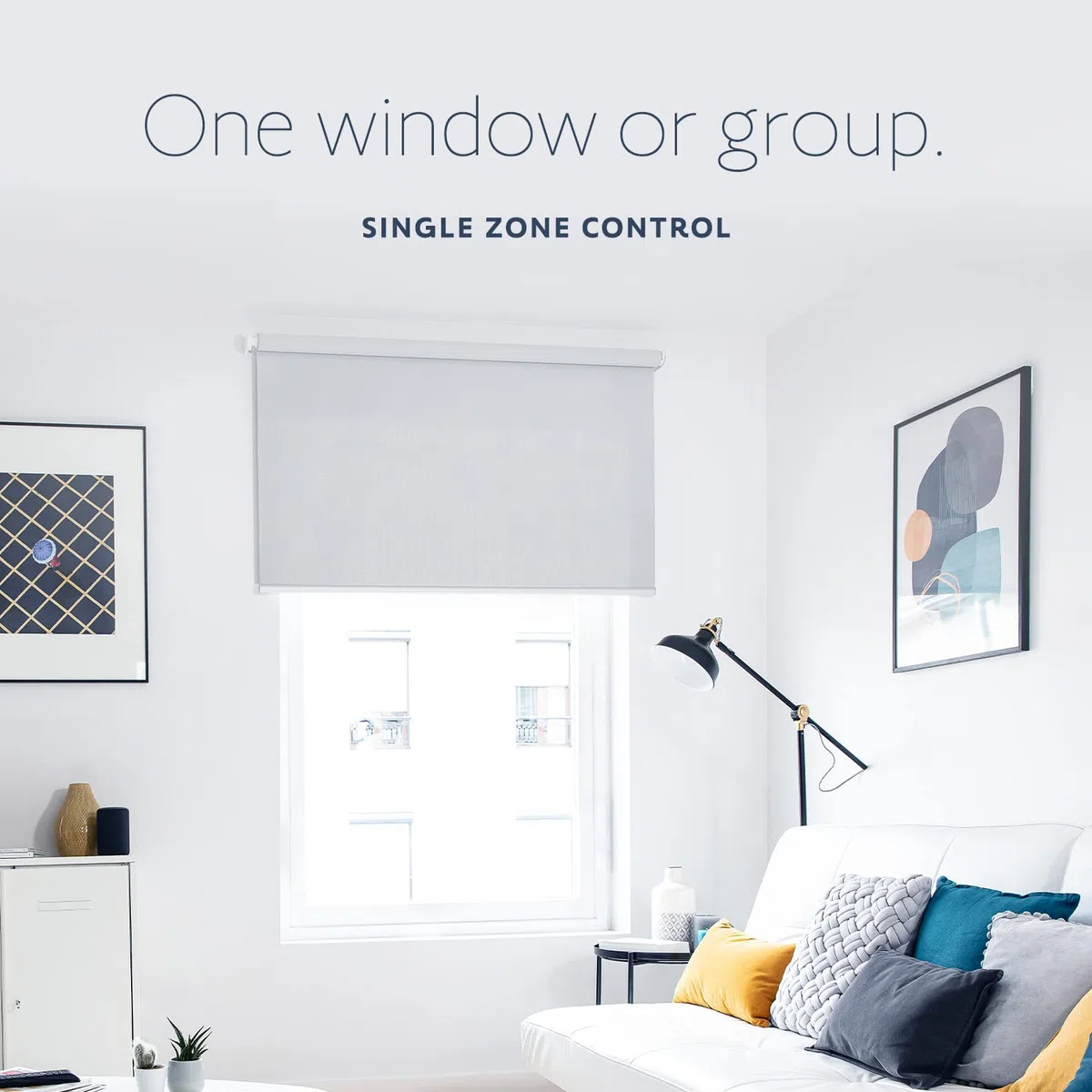 Somfy Remote Situo 1 Pure - 74300 RTS Control para 1 pantalla motorizada o un grupo de múltiples tonos - omnidireccional, ahorra posición favorita, blanco elegante - #1870571