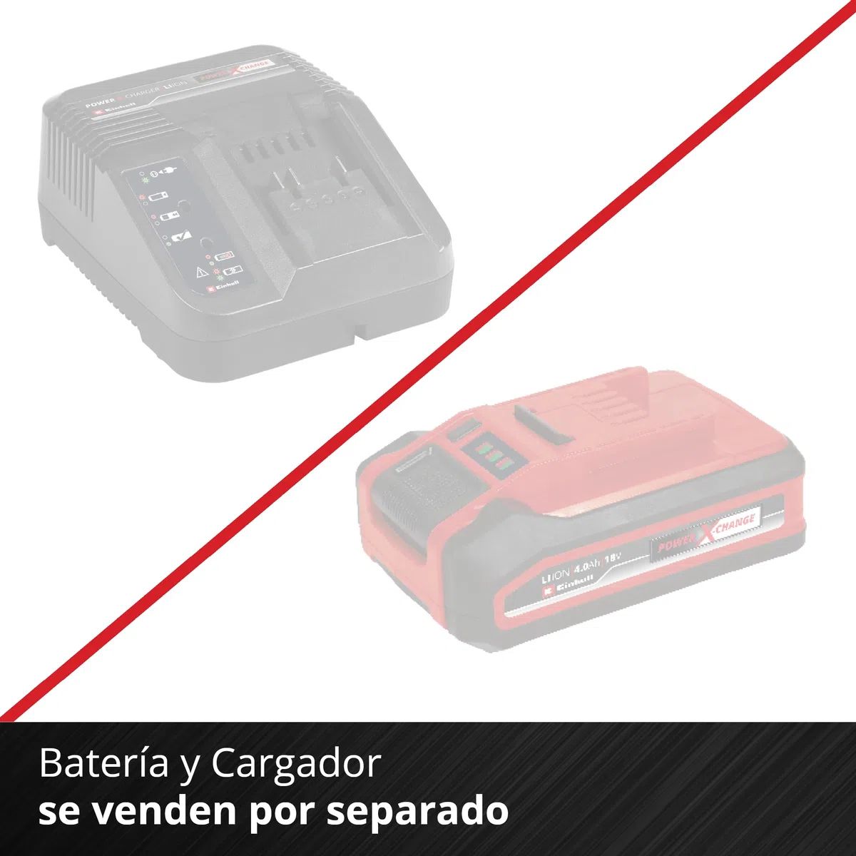 Einhell Amoladora angular con batería TE-AG 18/115 Li-Solo Power X-Change (18 V, 115 mm diámetro de disco, 28 mm profundidad de corte, arranquue suave, sin disco, sin batería)