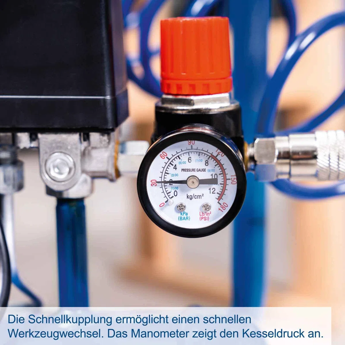 Scheppach Compresor HC26 230V 50Hz -2HP - 24L - 8Bar marca
