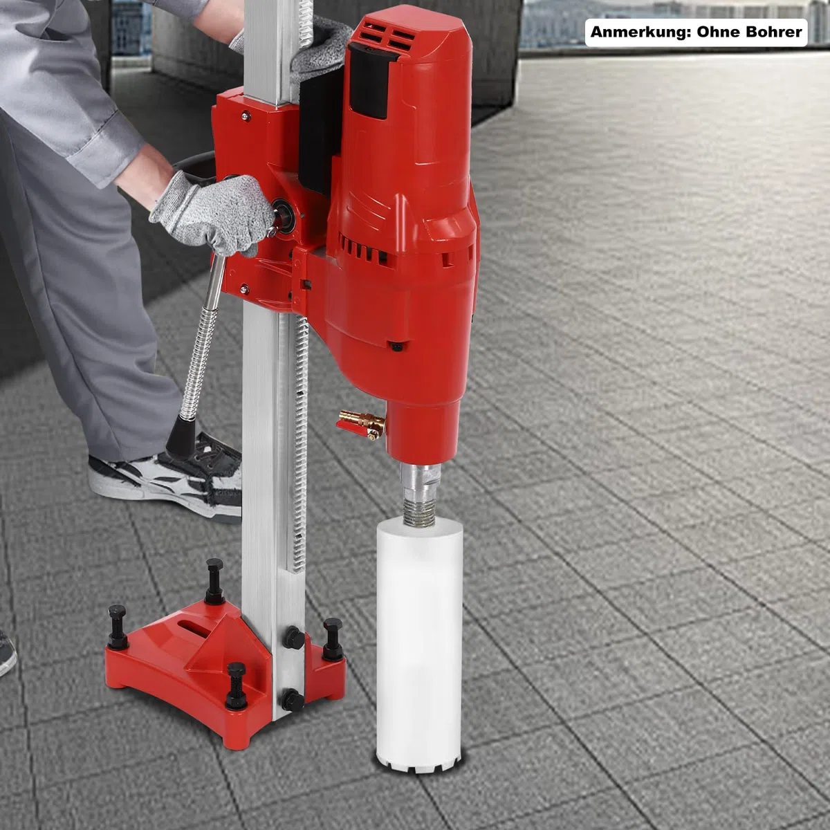 4250W 580rpm Kernbohrständer Kernbohrgerät Magnetbohrmaschine Kernbohrmaschine Kernbohrmaschine Kernbohrer standderbohrmaschine Diamantbohrmaschine Maximale Bohrtiefe 1M Bohrdurchmesser 255mm