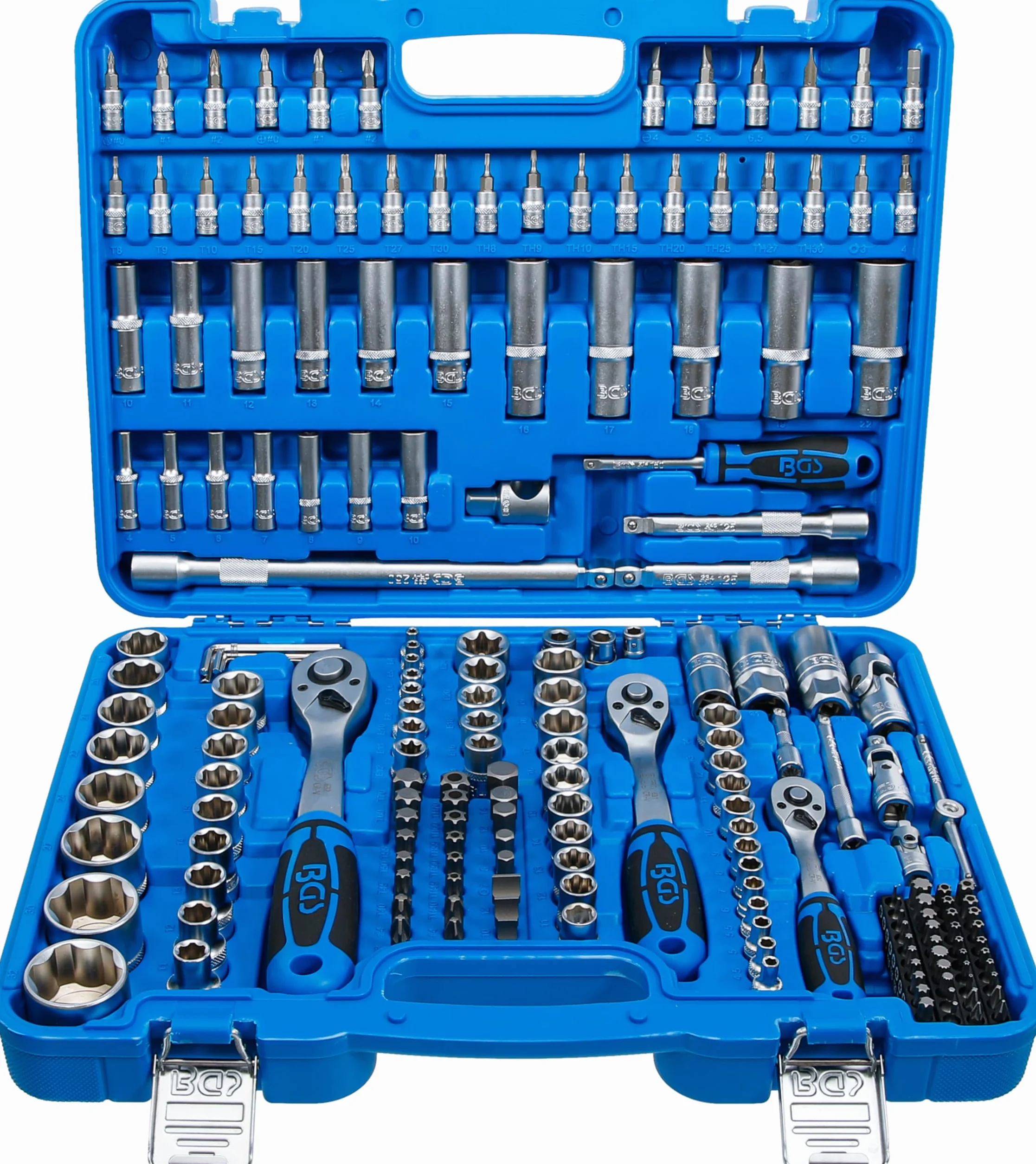 BGS 2292 | Juego de llaves de vaso Super Lock | entrada 6,3 mm (1/4") | 10 mm (3/8") / 12,5 mm (1/2") | 192 piezas