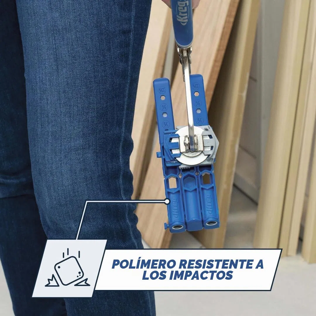 Kreg 320 Kit de Plantilla de Agujeros de Bolsillo para Madera, Herramienta de Carpintería de Bricolaje