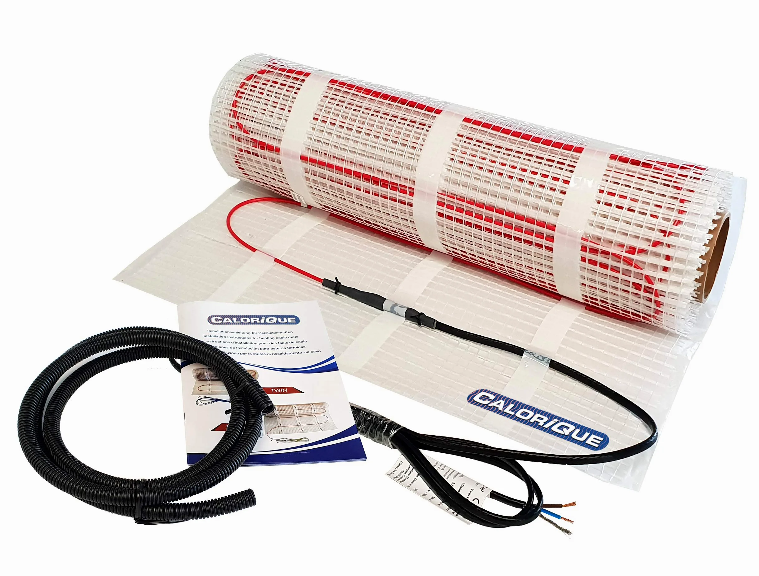 Estera De Cable De Calefacción Eléctrica – 5,0m² – Calefacción Eficiente Por Suelo Radiante Eléctrico 100 W/m² – Tecnología TWIN – Fuentes De Energía Renovables [A +++]