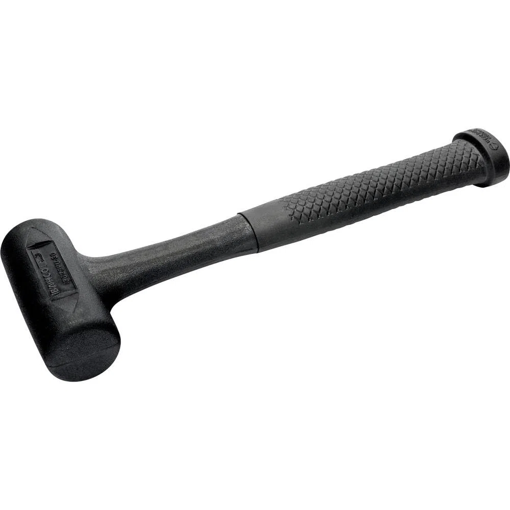 Bahco 3625PU60, Martillo de Caucho Maza, Mazo de Goma y Interior de Acero, 1280 gr