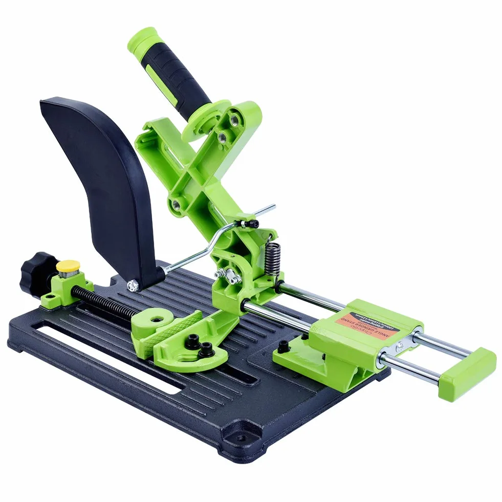 Soporte Fijo para Amoladora Angular con Base de Hierro Fundido Mejorada - Multifuncional para Escritorio - Compatible con 100/115/125 mm