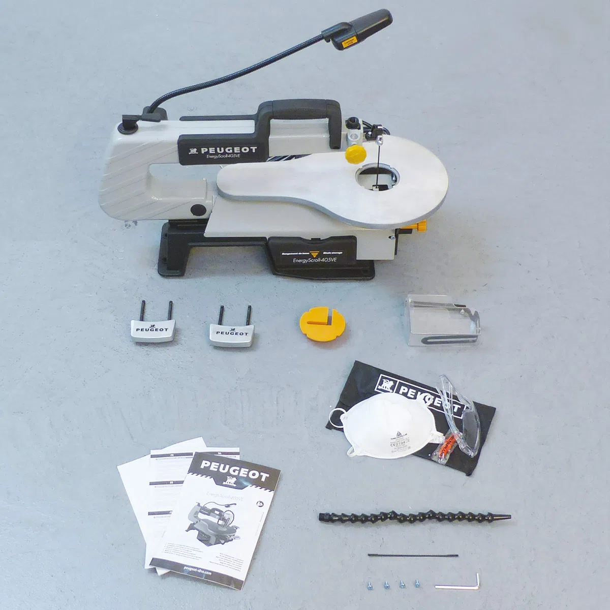 ENERGYScroll-405 VE -Sierra de calar - Potencia 80 W - Paso cuello de cisne 405 mm -