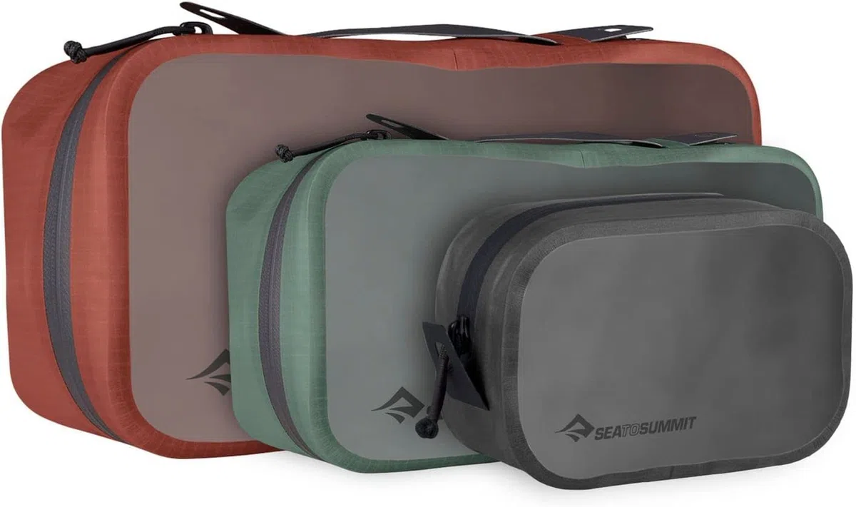 Set cubos para viaje HYDRAULIC multicolor (XS, S, M)