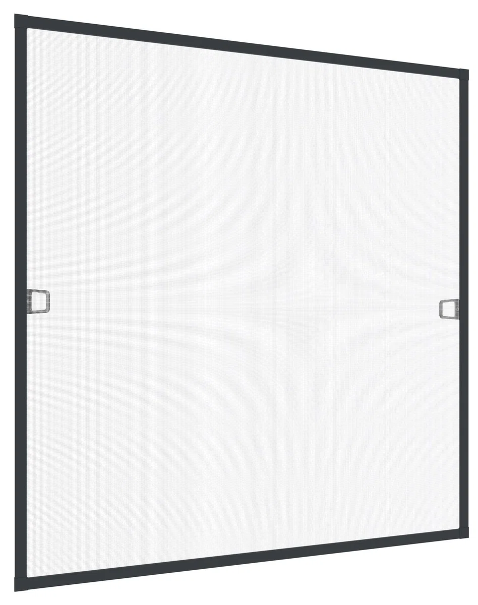 Windhager Rhino Insect Screen Marco de sujeción para Ventana de protección contra Insectos, de Aluminio, Antracita, 100 x 120 cm, 03753