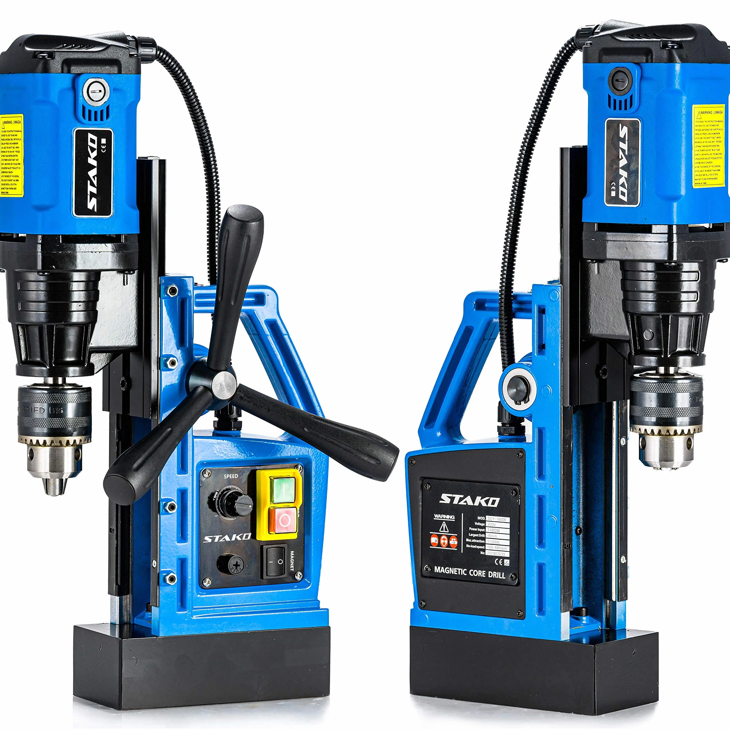 TALADRO MAGNÉTICO 1480 WATT 680 RPM (ligera, 10 kg) STAKO