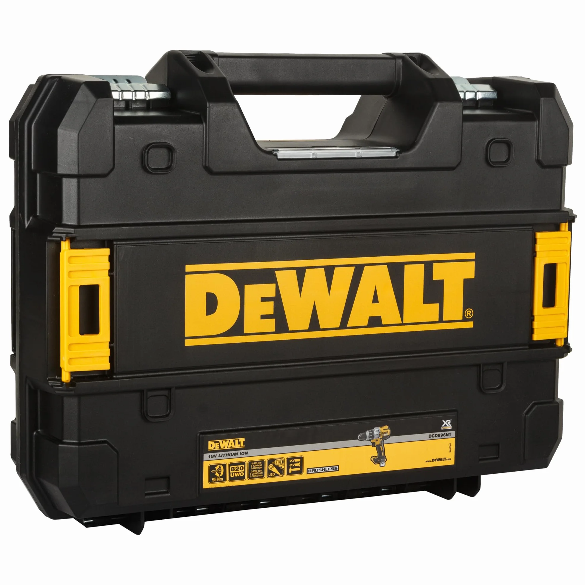 DEWALT DCD996NT - XJ - Taladro Percutor sin escobillas XR 18V XRP 13mm 95Nm sin cargador/batería con maletín TSTAK