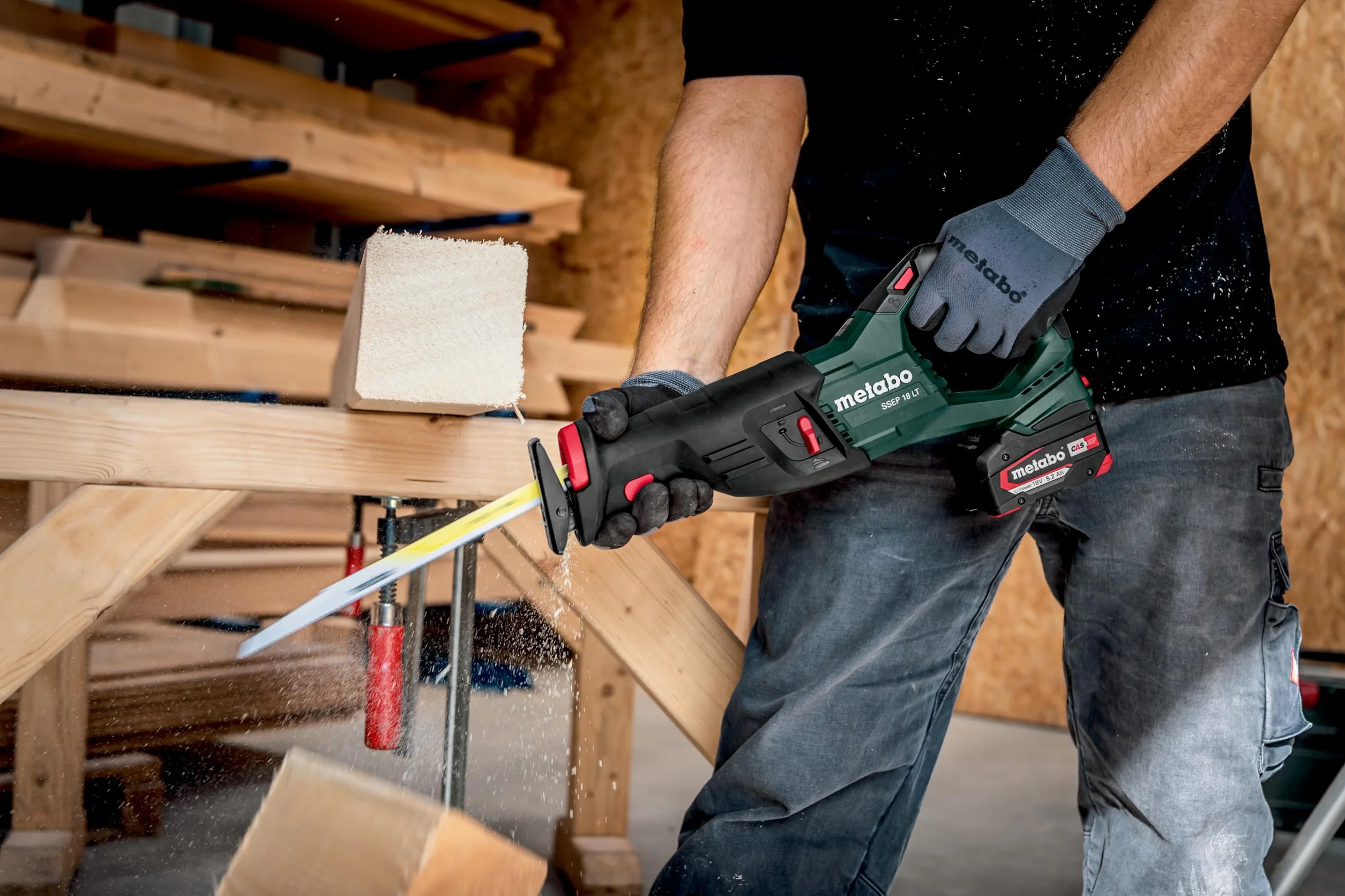 Metabo SSEP 18 LT Sierra reciprocante Alimentado por pilas/cargador, Sin cargador 18 V