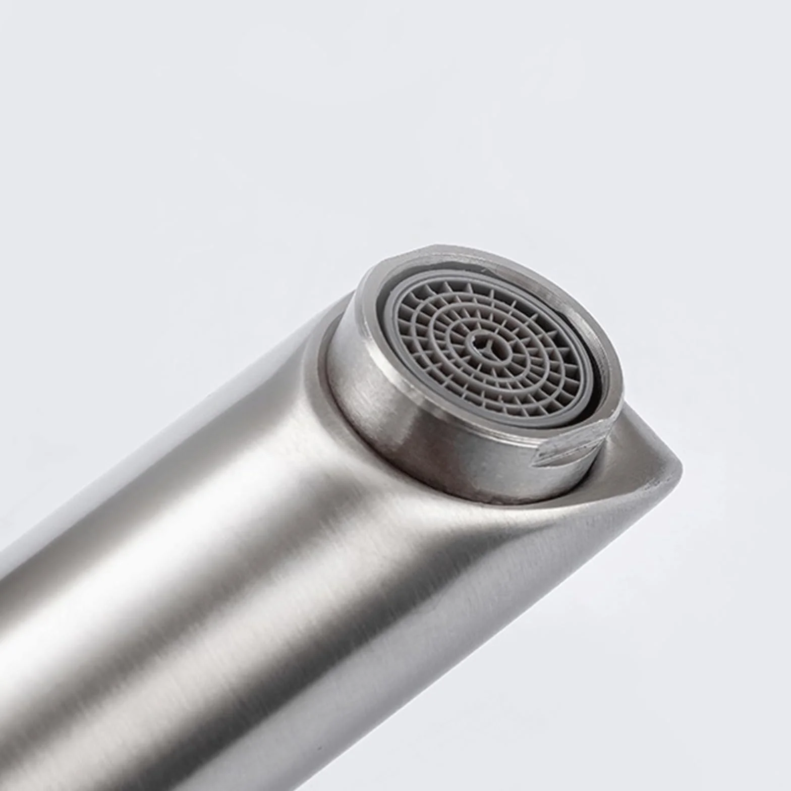 XJTNLB Grifo Automatico con Sensor a Pilas Grifo Lavabo Acero Inoxidable Grifos Inteligente Agua Fría y Caliente,Oro Cepillado,Alto