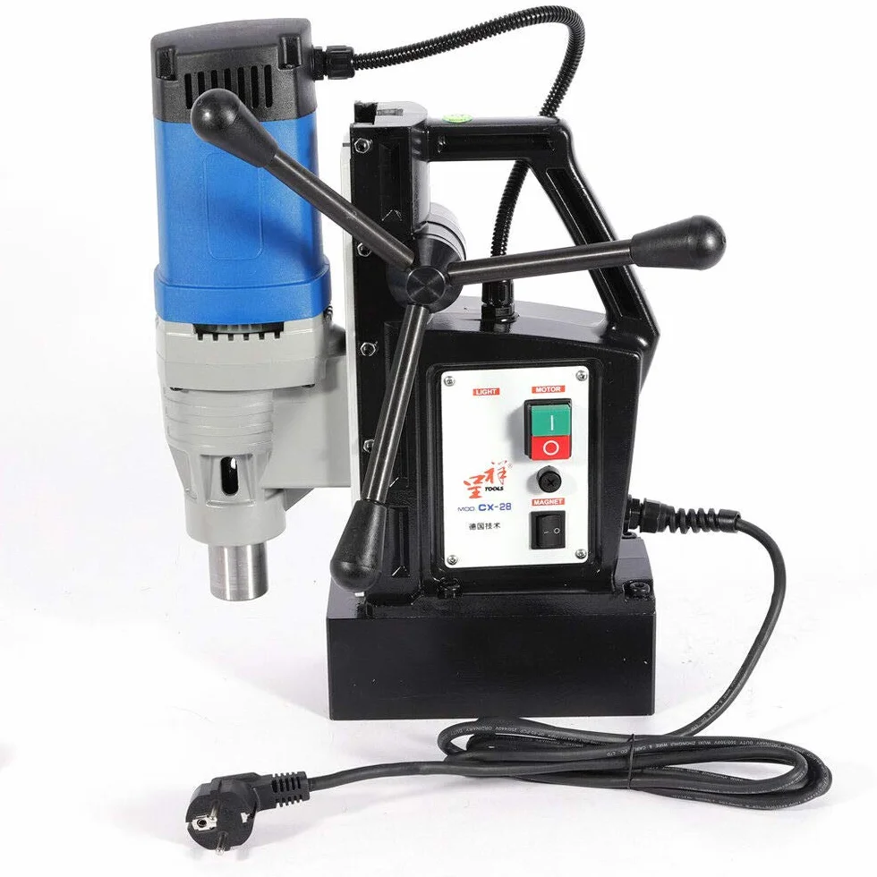 1680W Portátil Industrial Taladro Magnético Taladradora Magnética 300RPM Electro Broca Magnética Taladro de columna