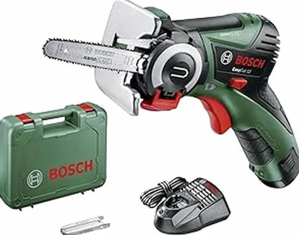 Bosch Sierra EasyCut 12 (Con tecnología NanoBlade, batería, cargador, hoja de sierra, maletín, Batería de 12 voltios, 2,5 Ah)