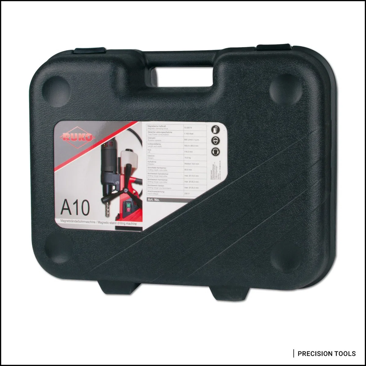 RUKO-108010A-Taladro Colum.Base Mag. A10
