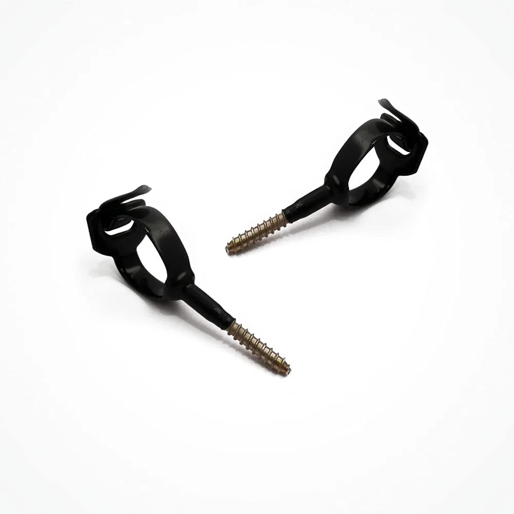 Silex | Soporte de cables con brida engomada y tornillo SGOM2 ABC 120-H5T | Fijación exterior en fachada | Para cables hasta 25 mm Ø | Instalaciones profesionales telecom | Pack 100 uds