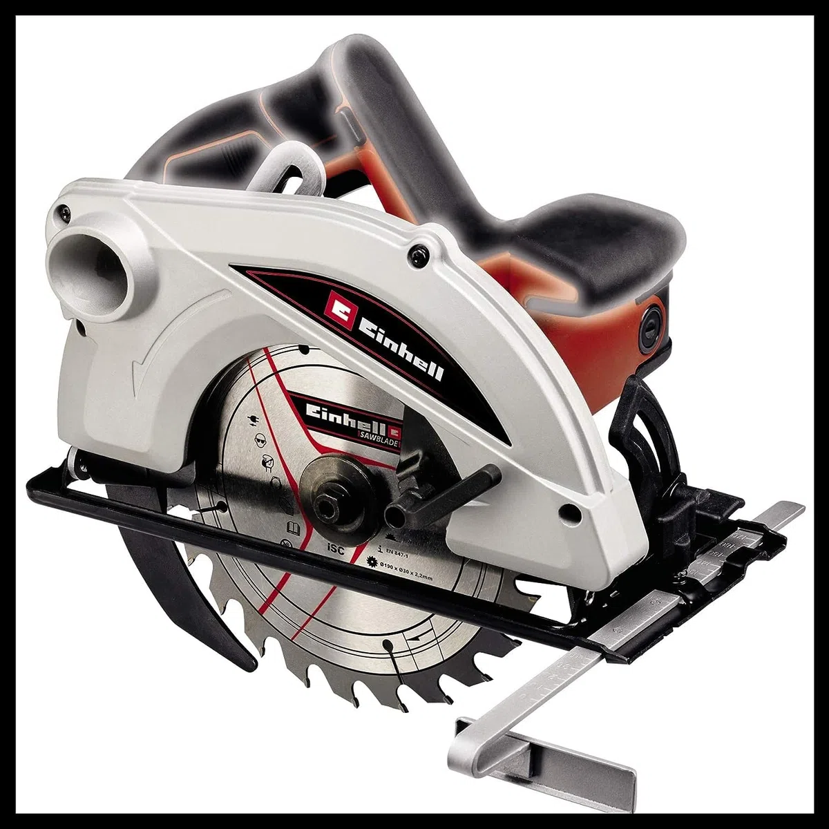 Einhell Sierra circular manual TC-CS 1410 (1410 W, hoja de sierra Ø190 x Ø30 mm, profundidad de corte máx. 67 mm, ajuste sin herramientas de la profundidad de corte y del ángulo de inclinación)