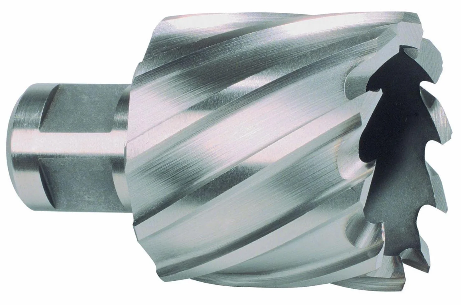 RUKO 108226E - Broca hueca HSS Co 5 Cobalto, vástago Weldon (26 mm)