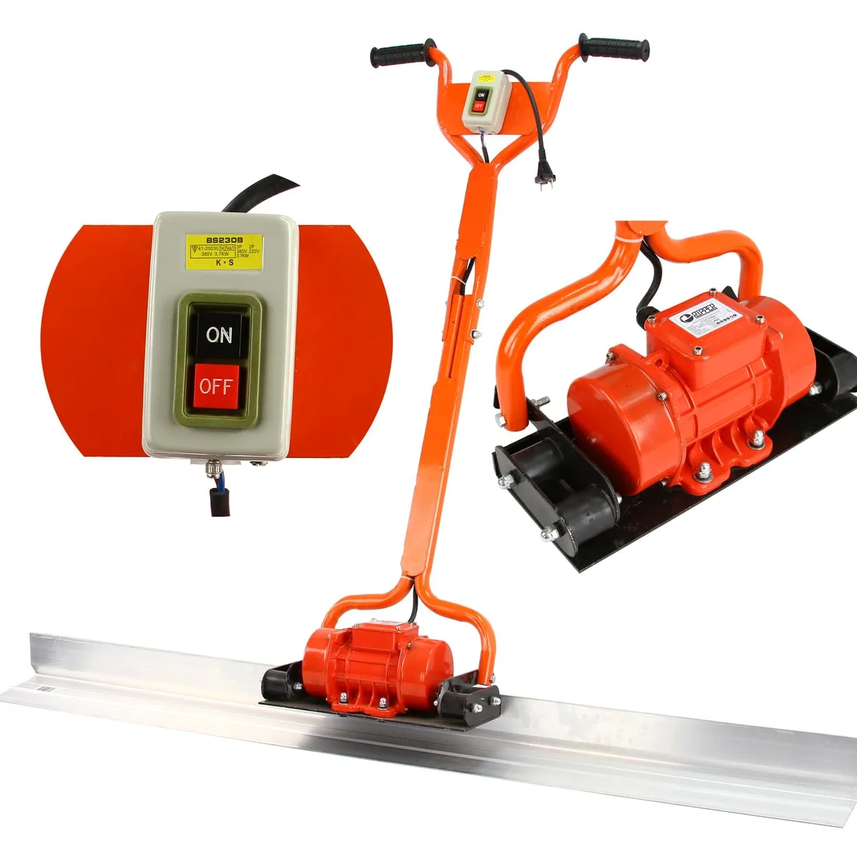 Martillo Demoledor Eléctrico para Hormigón | 200 W | 1,5 m x 14 cm | 2800 RPM | Radio de Acción 18 cm