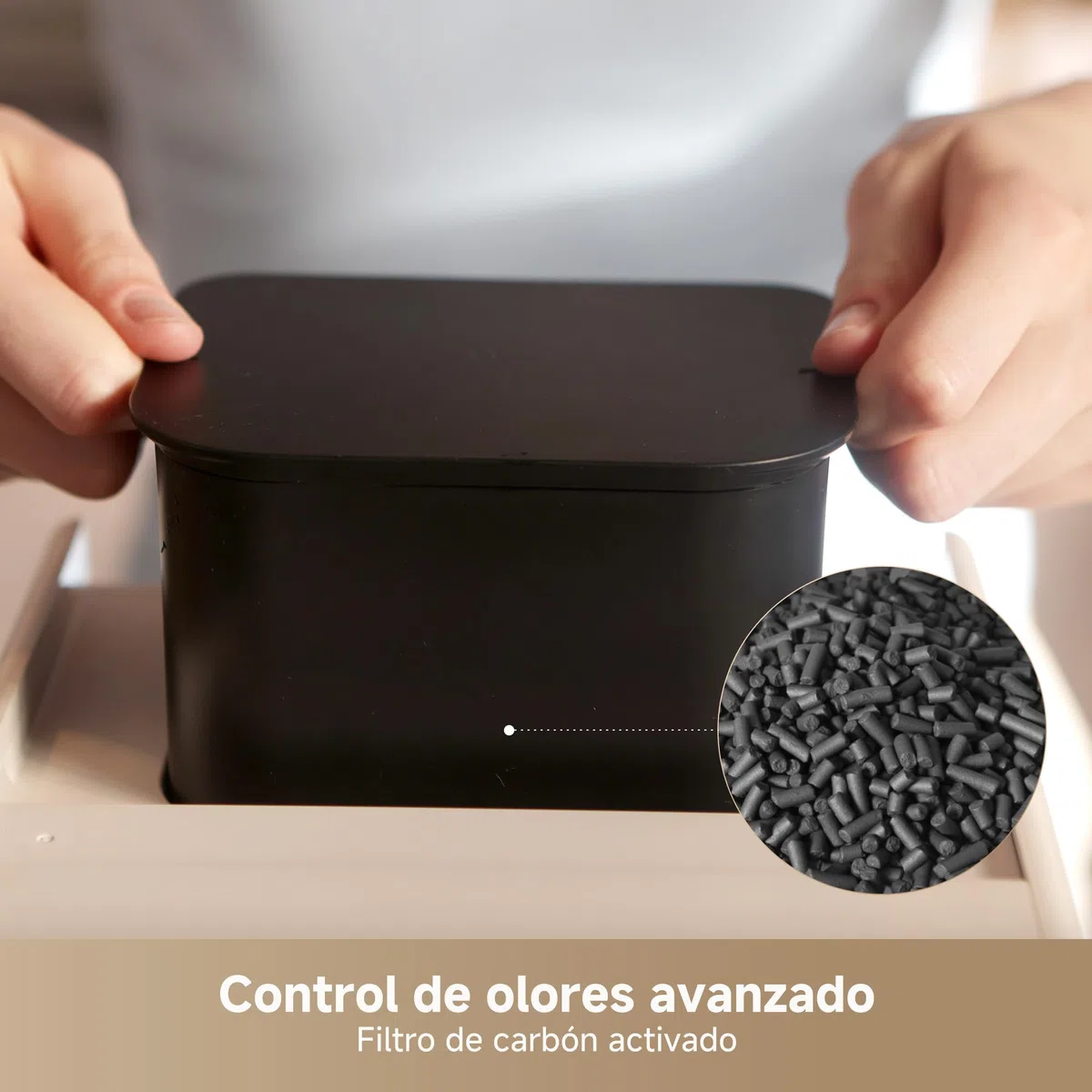 DREAME SF25 Triturador Basura Orgánica, 3 Cuchillas Trion, Filtro Lavable, Control Olores, Capacidad 2,5 l, Autolimpieza Alta Temperatura, Diseño Compacto, Silencioso 27 dB(A), Bloqueo Seguridad