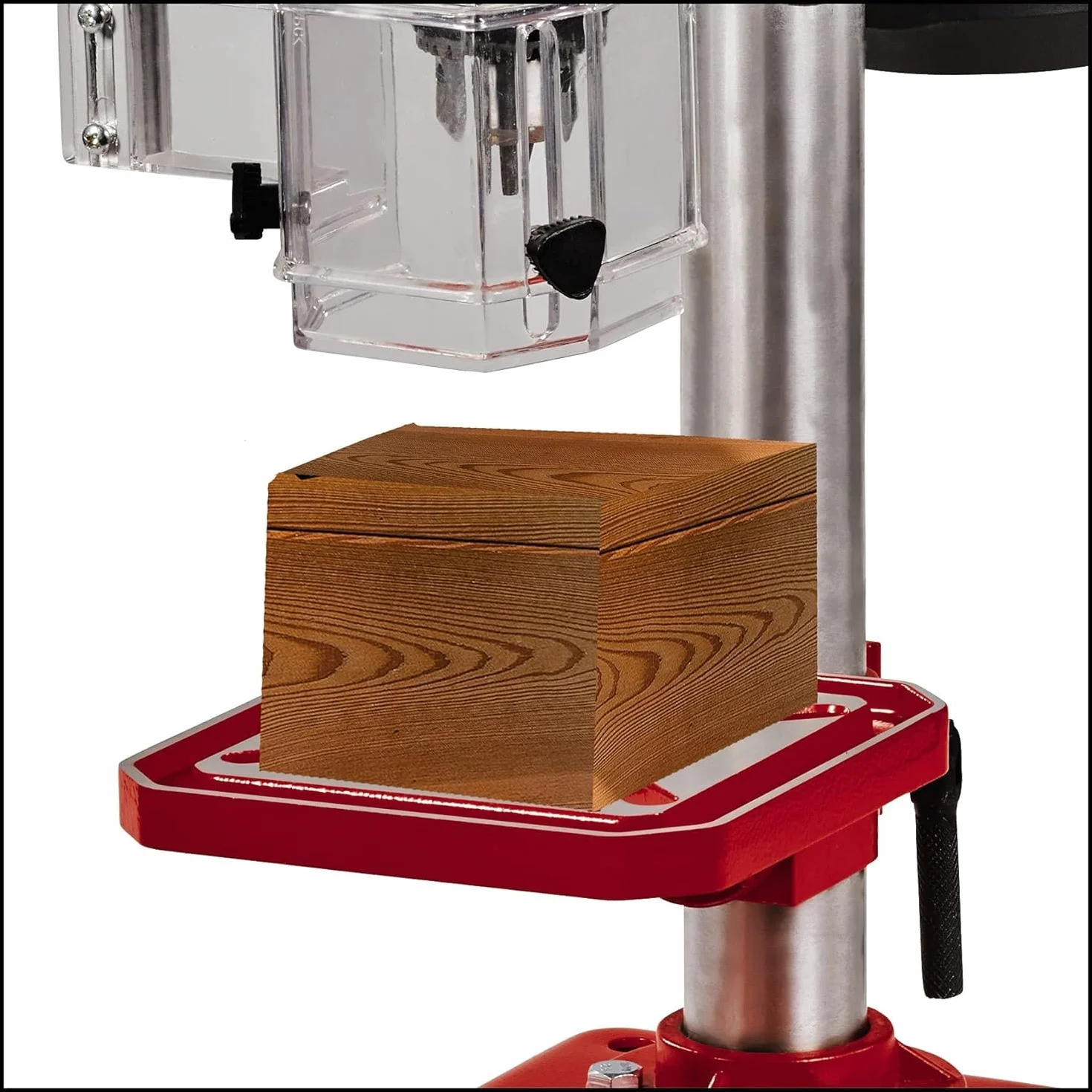 Einhell taladradora de columna TC-BD 450 (450 W, hasta 2650 rpm, 5 niveles, prof. máx. 50 mm, indicador prof., tope prof. ajustable, mesa de taladrado basculante/giratoria y regulable en altura)