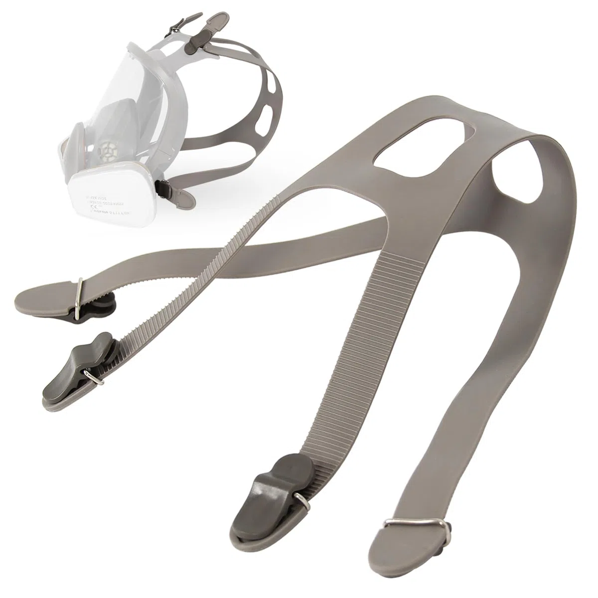 Arnés Para La Cabeza 6897 Compatible con serie 6000, 6700, 6800 y 6900 de 3M, Trudsafe 6800, Recambio de Arnés de Cabeza para Respirador Facial Completo