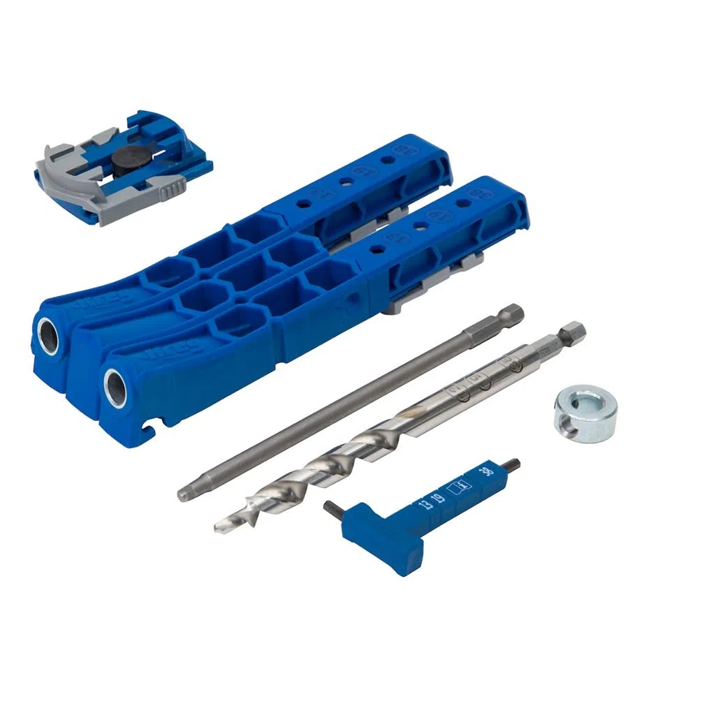 Kreg 320 Kit de Plantilla de Agujeros de Bolsillo para Madera, Herramienta de Carpintería de Bricolaje