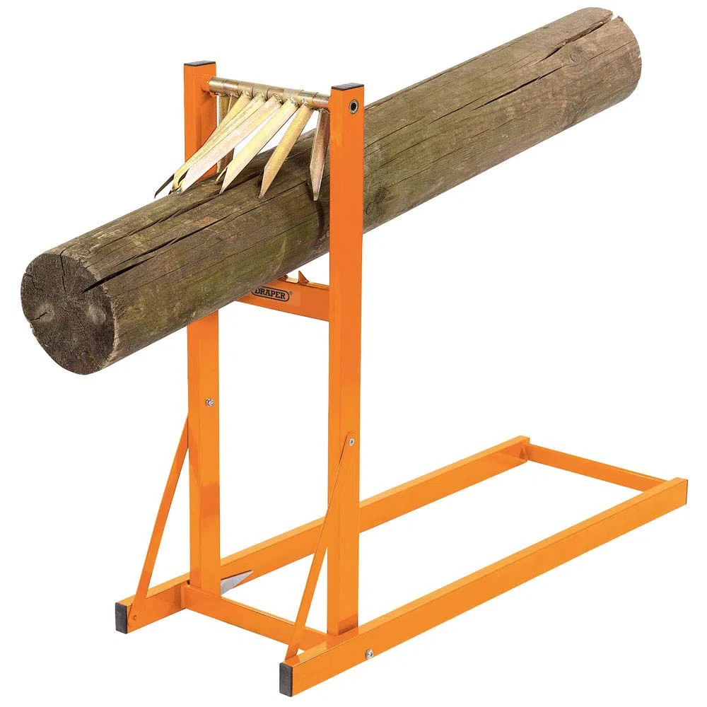 Draper 32273 - Soporte para Troncos con Dientes de Agarre, 150 kg