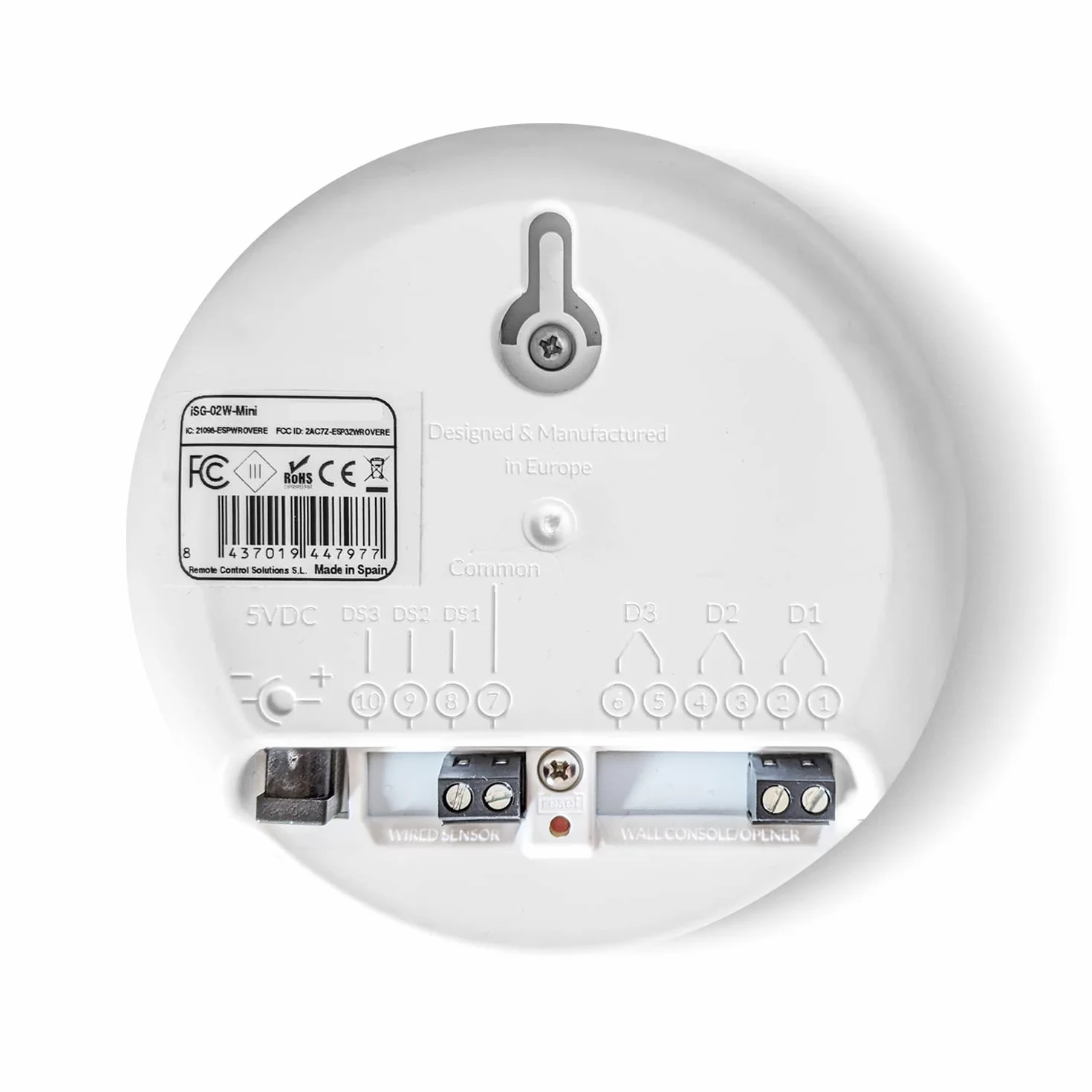 ismartgate Mini abridor Inteligente de Garaje – Mando a Distancia WiFi Universal Compatible con Alexa, Google Home, IFTTT, iPhone, Android, Alerta de Apertura de Puerta Izquierda, Sistemas de