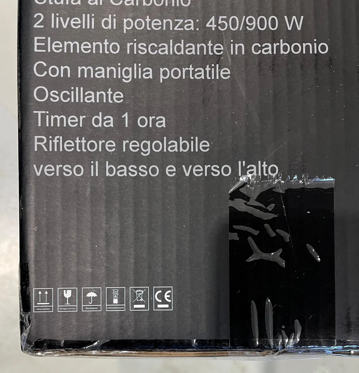 White - estufa de carbono con poste extensible de alta eficiencia energética y estructura de parábola de alto calor con filamento de carbono y base sólida (Au sol)