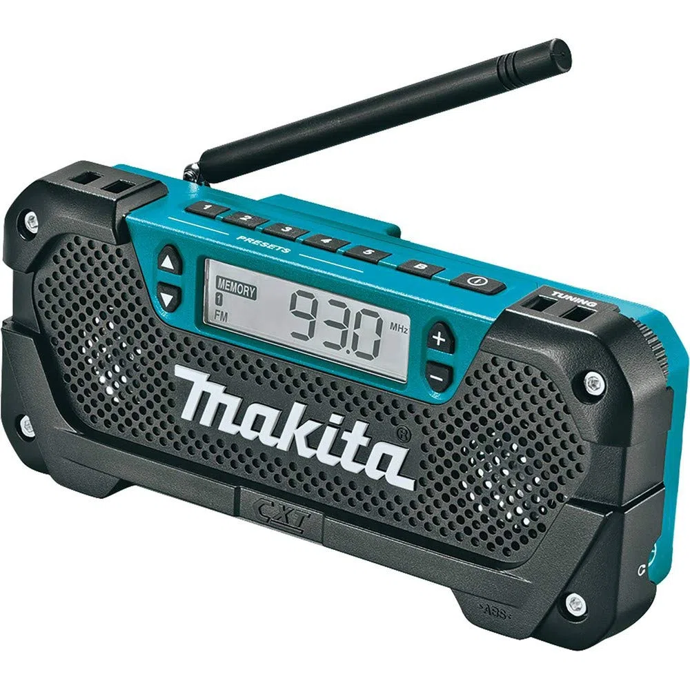 Makita RM02 Radio compacta inalámbrica CXT de Iones de Litio de 12 V máximo, Solo Herramienta