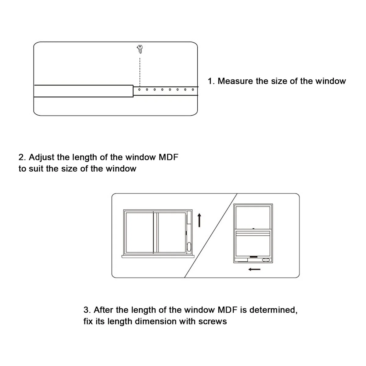 Kit de Ventana de Aire Acondicionado Portátil Actualización Deflector Retráctil Conducto de Escape de Empuje para Tubo de 150mm