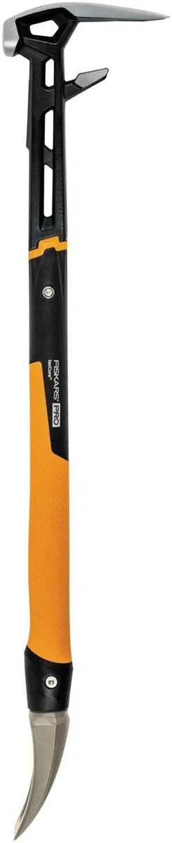 Fiskars Herramienta de demolición IsoCore L, Para una variedad de trabajos de demolición, Longitud: 75,3cm, Peso: 2,6 kg, Negro/Naranja, 1027221